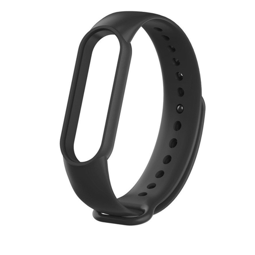 Ремешок Borasco для фитнес-браслета Xiaomi Mi Band 5 Black фото 