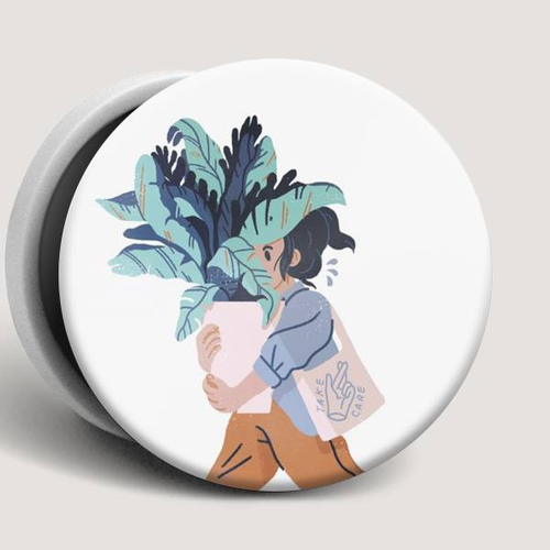 Держатель Goodcom для смартфонов PopSocket Индийский цветок фото 