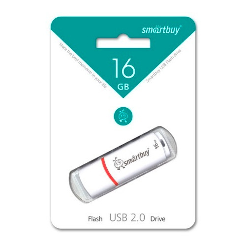 USB флешка SmartBuy Crown (16Gb) White фото 