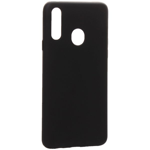 Накладка силиконовая BoraSCO Microfiber Case Samsung Galaxy A20s Black фото 