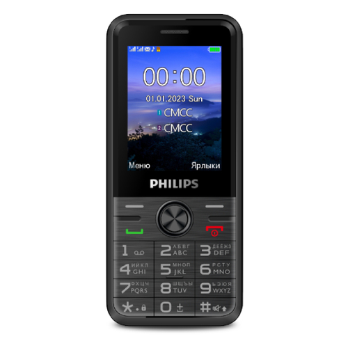 Телефон Philips E6500 Xenium Black фото 