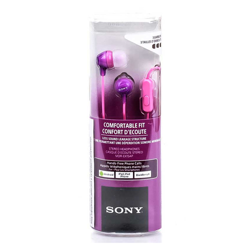 Гарнитура Sony MDR-EX15AP Violet фото 